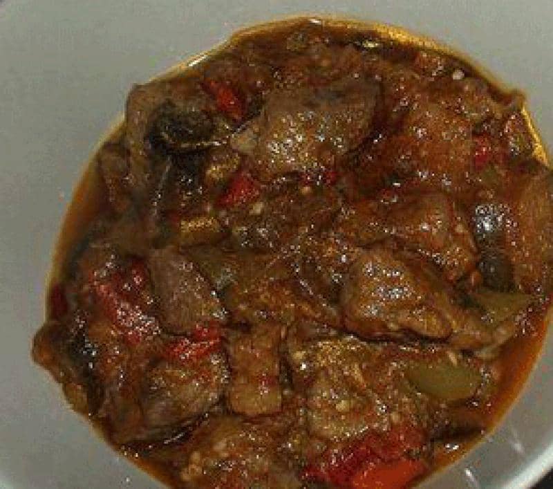 Aubergines en sauce de djerba